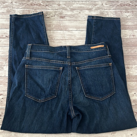 Caslon High Rise Straight Leg Dark Wash Jeans - Picture 7 of 10